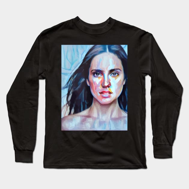 Jennifer Connelly Long Sleeve T-Shirt by Bespired